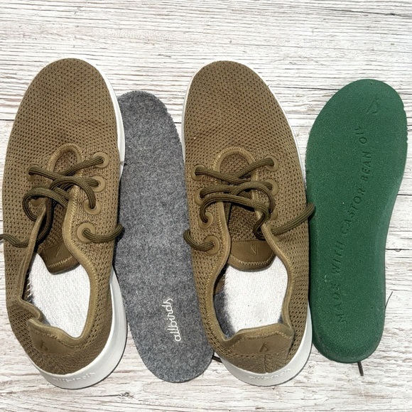 Allbirds Tree Runners Olive / Army Green Sneakers Shoes Women’s Sz. 9 - Picture 7 of 8